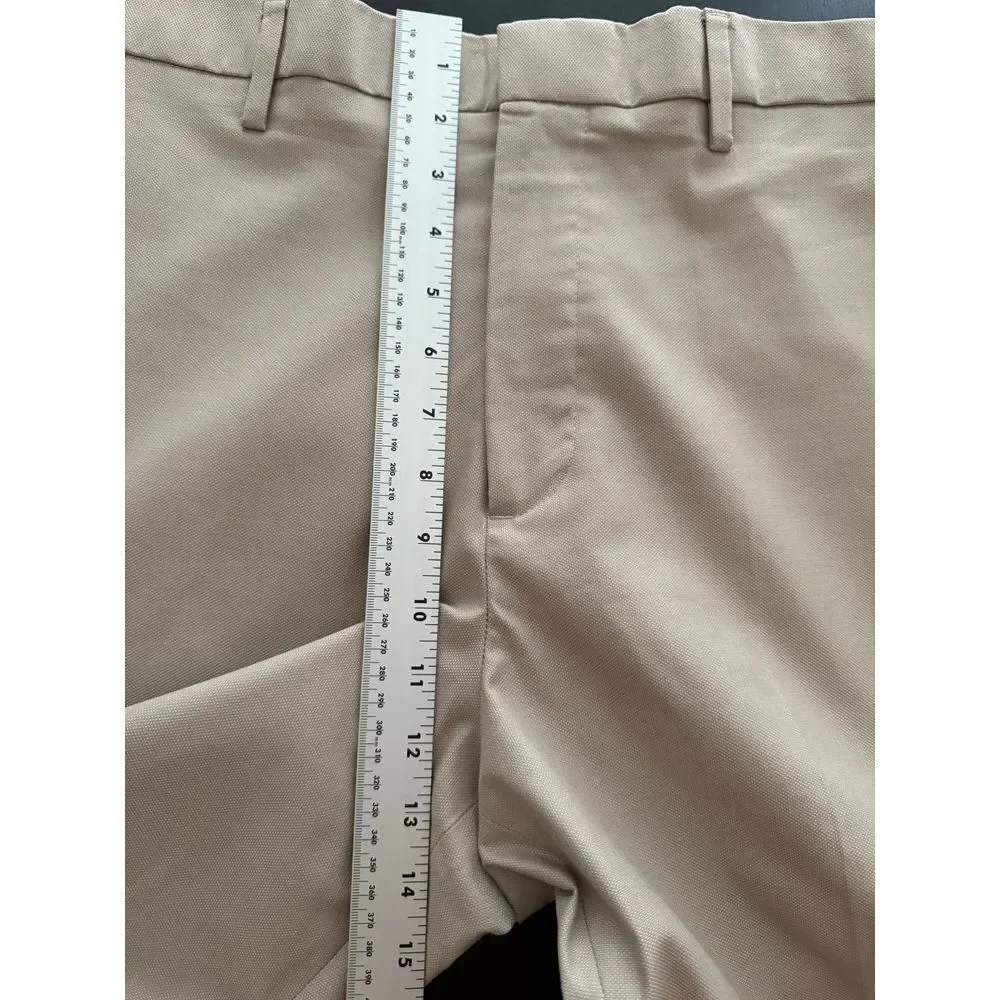 Banana Republic Chino Pant Men 36x31* Slim Traveler Caribbean Sand Khaki Trouser